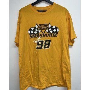 Hunt Brothers Pizza Shirt Adult Extra Large Est 98 Smashville Gold S/S Crew Mens